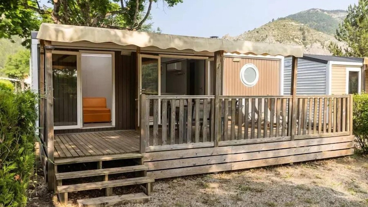 Orpierre House | Campsite Les Princes d'Orange * - Mobil home Comfort - 2 bedrooms 4 people