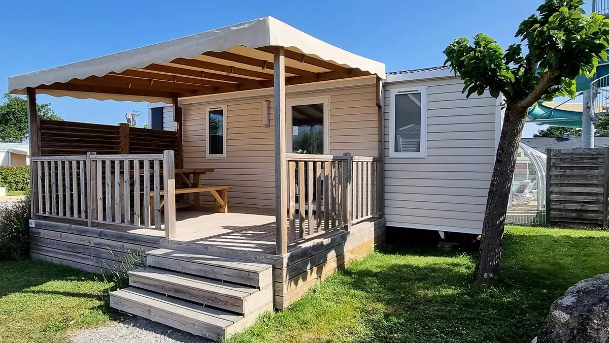 Saint-Molf House | Campsite maeva Escapades Domaine du Mes * - Mobil-Home DETENTION 3 Rooms 4 People + TV
