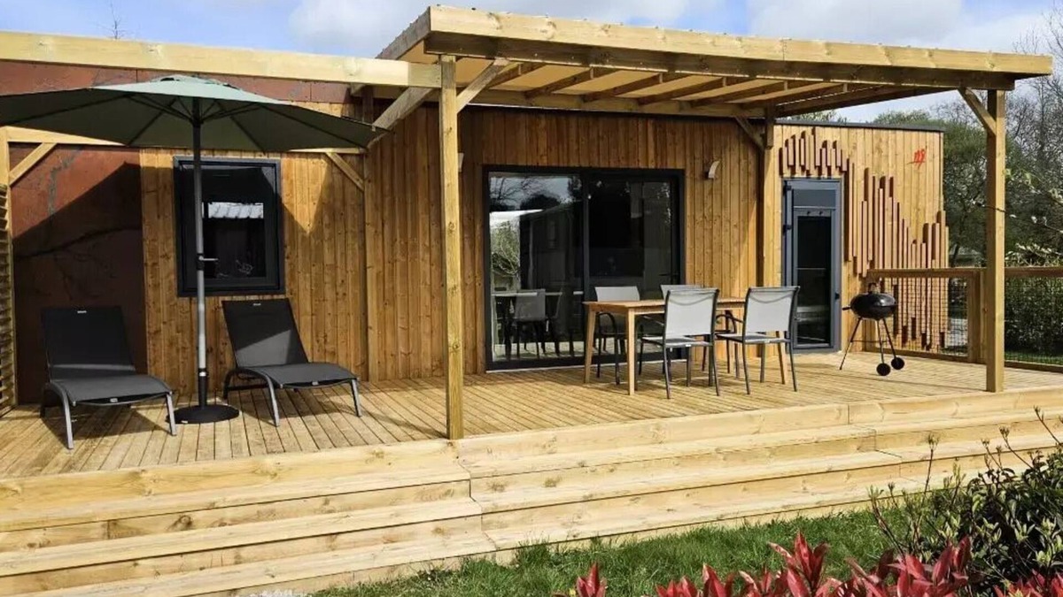 Caro House | Campsite maeva Respire Domaine de Kervallon * - Mobil-Home Elegance 3 Rooms 4 People Air-conditioned + TV