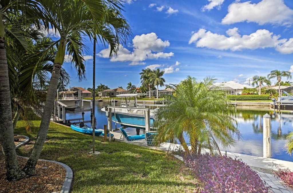 Punta Gorda House | Canal Waterfront Home with Private Pool and Dock!