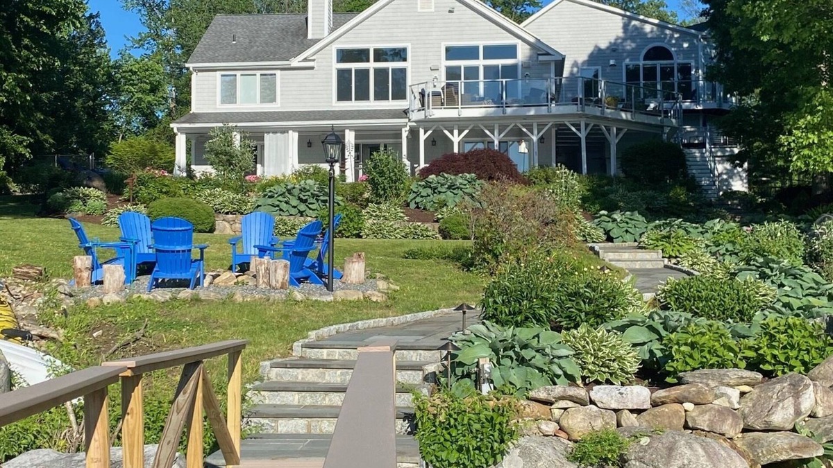 Danbury House | Candlewood Lake Perfection: Large and very private House, property and pool.
