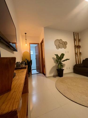 Mangabeira Apartment | Cantinho Rústico - Estilo Roça Aconchego e Conforto com Ar