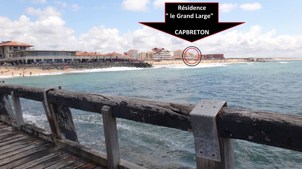 Capbreton Apartment | Capbreton "Gold Triangle" Sea front, Spacious Apartment of 75 m² with 3 bedrooms opening on the terrace of 180 m²