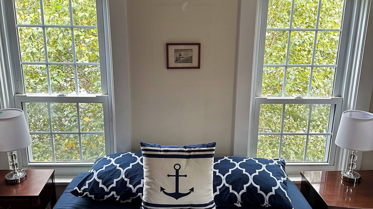 Bath House | Captain's Quarters 2BR Apartment. Walk to Everything!