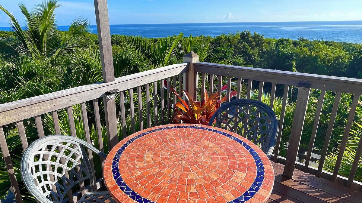 Governor's Harbour Apartment | Caribbean and Atlantic Ocean Views/Near Twin Cove Beach/Garden Oasis Vibe.