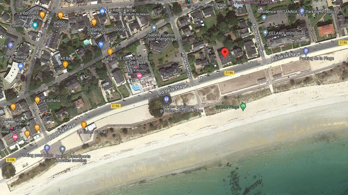 Carnac Apartment | Carnac Plages, Appartement Tout Confort Face à la Mer, 20 m
