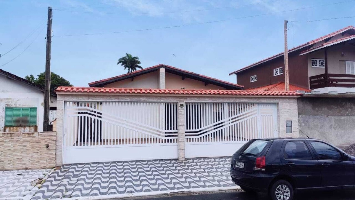 Solemar House | Casa 02 Dorm. a 50 mt da Praia, Acomoda até 10 Pessoas, Garagem 03 Carros