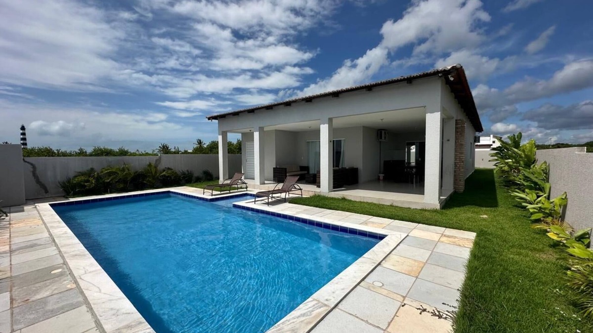 Touros House | Casa Beira Mar com Piscina, Churrasqueira - Praia de Touros - RN - Petfriendly