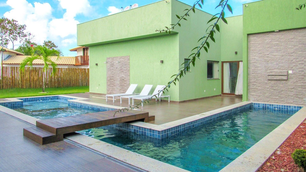 Parafuso House | Casa c ótima infraestrutura e piscina, Camaçari/BA