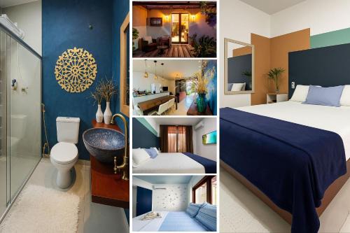 Porto Seguro House | Casa com 2 quartos em condomínio tranquilo, suíte com cama king, ar-condicionado, Wi-Fi rápido, cozinha equipada e garagem privativa