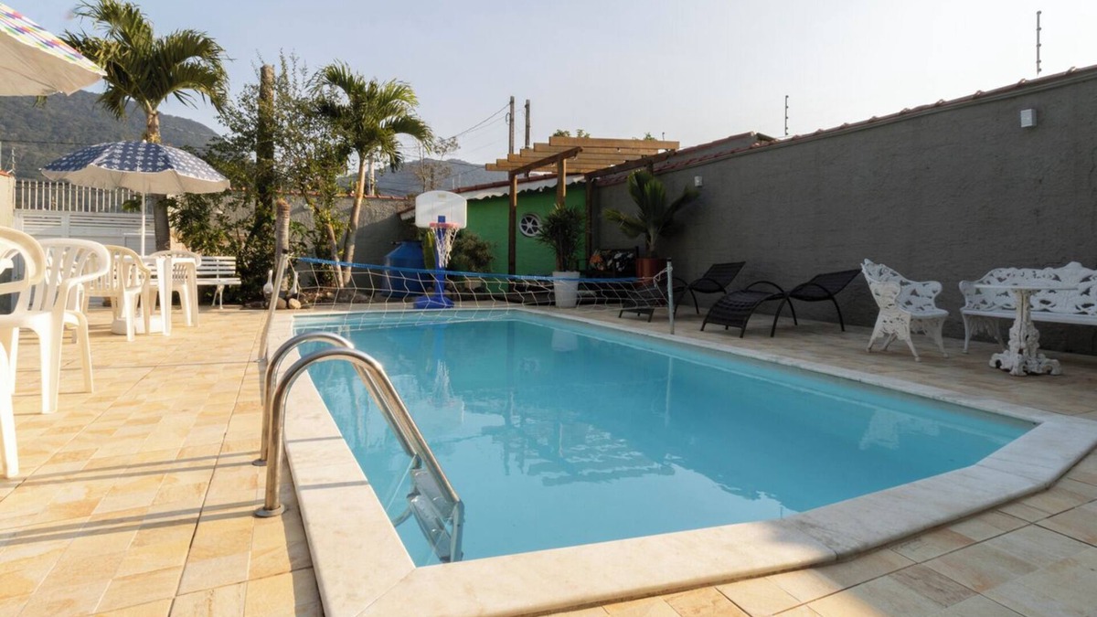 Jardim Veneza House | Casa com piscina próx a Praia em Peruíbe/SP