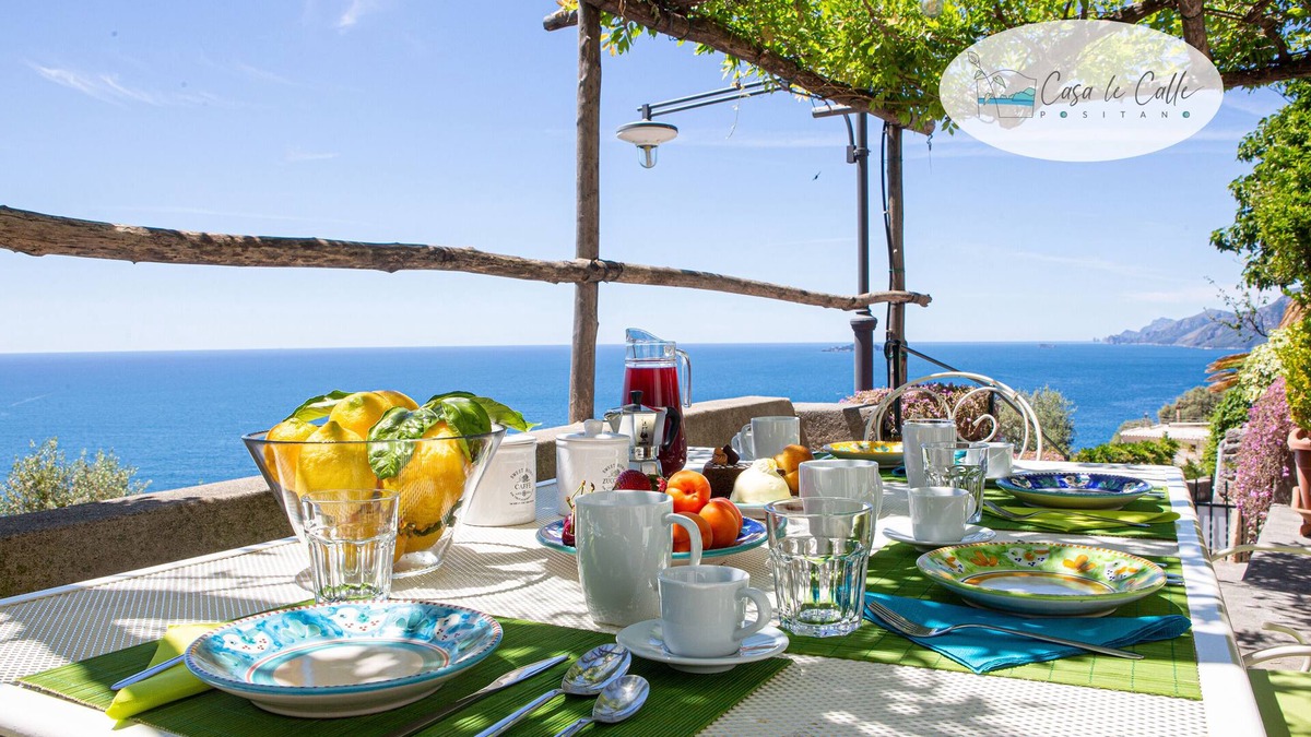 Laurito House | Casa Le Calle - Terrace overlooking the sea