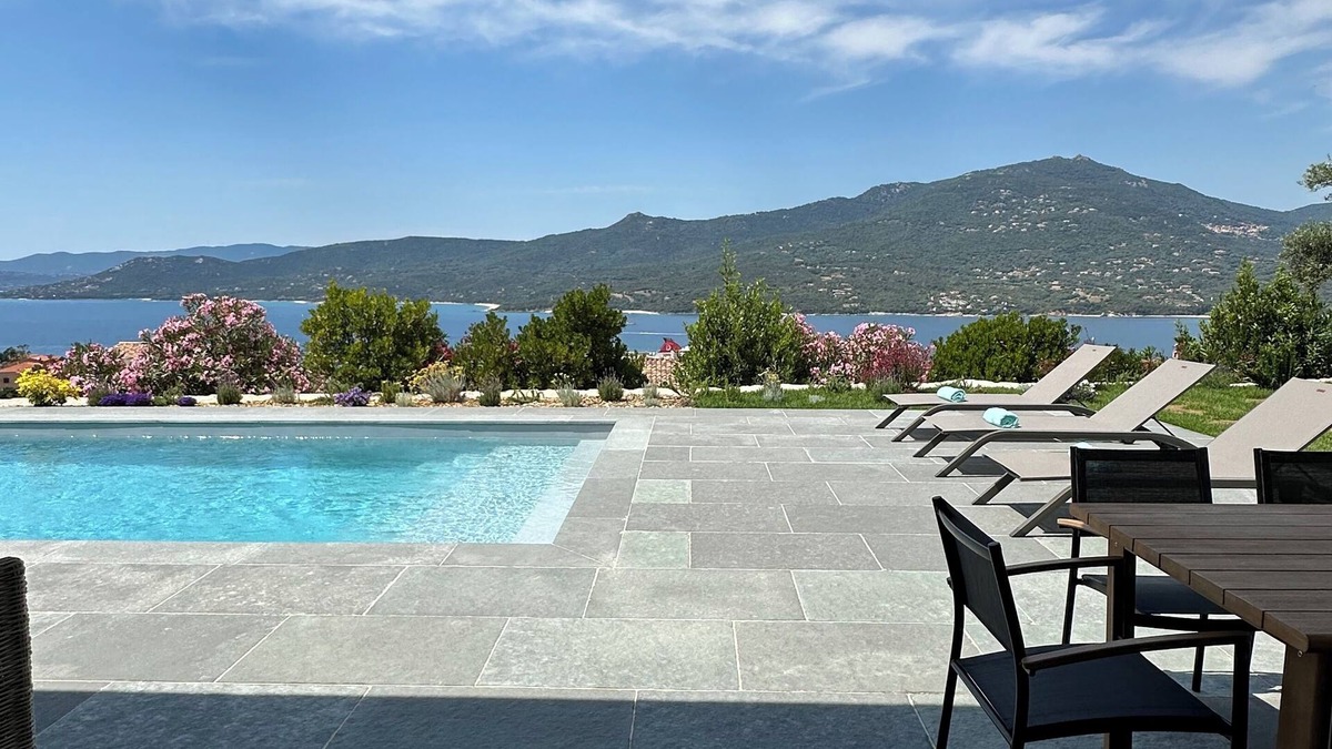Propriano Villa | Casa Lea Villa Contemporaine Piscine vue mer