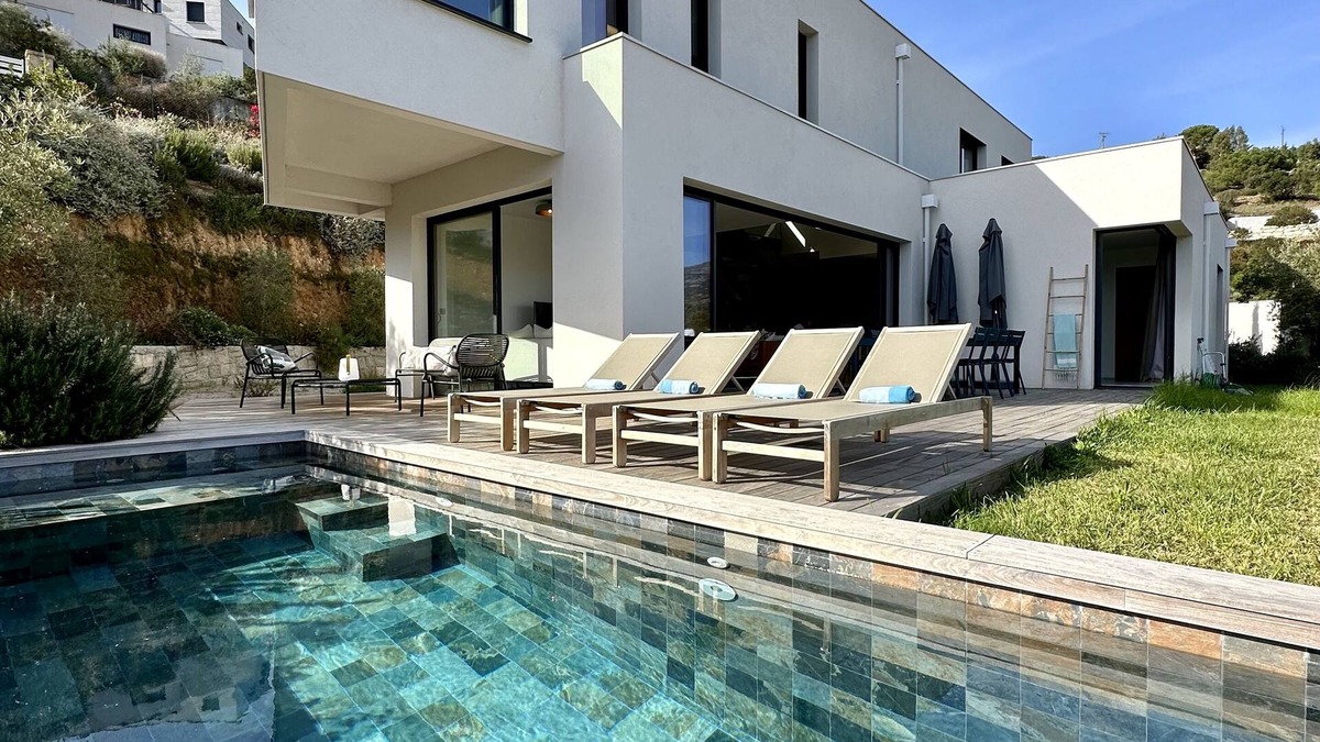 Vico House | Casa Mare Monti contemporary villa, very beautiful sea and mountain views near the sea