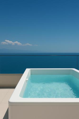 Spartylas Villa | Casa Moureto - One bedroom Sea View Villa with Jacuzzi