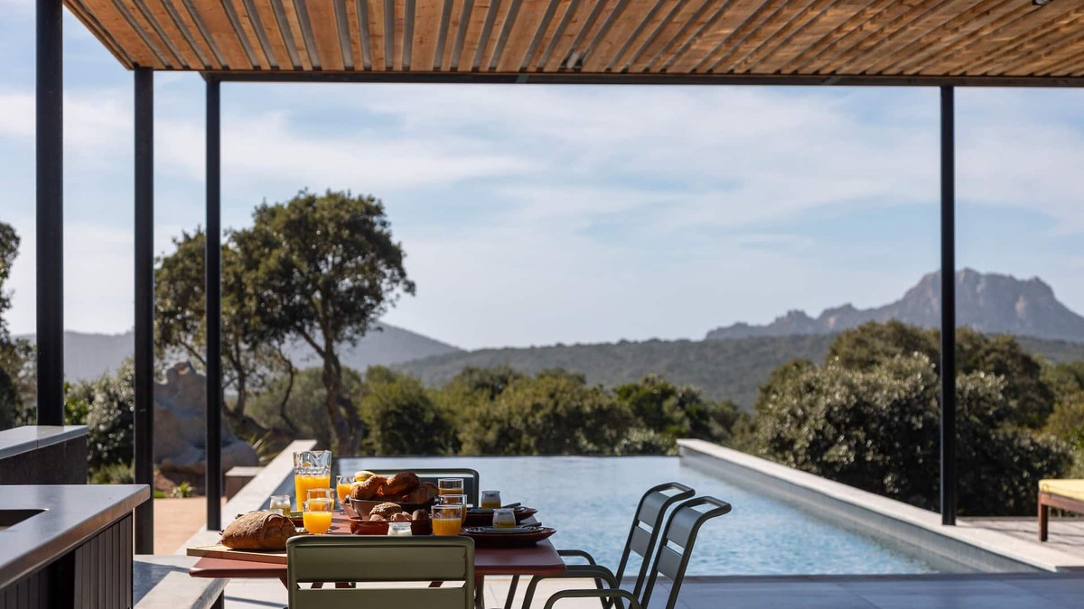 Pianotolli-Caldarello Villa | Casa Nera: Ultra-luxurious villa, private pool, sea view, and unspoiled nature
