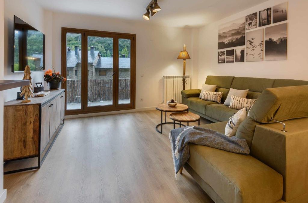 Panticosa Apartment | Casa O Berde terraza con vistas a Aramón Panticosa