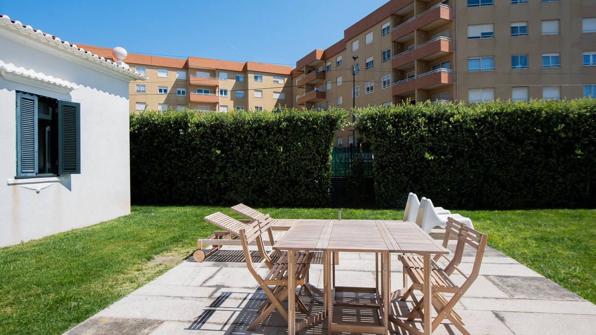 Aguda House | Casa São João a 400 Metros da Praia com Jardim