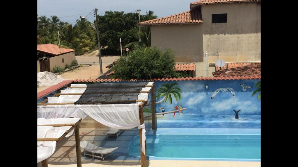 Nova Vicosa House | Casa Temporada Frente à Praia Piscina Ar cond Nova Viçosa VA