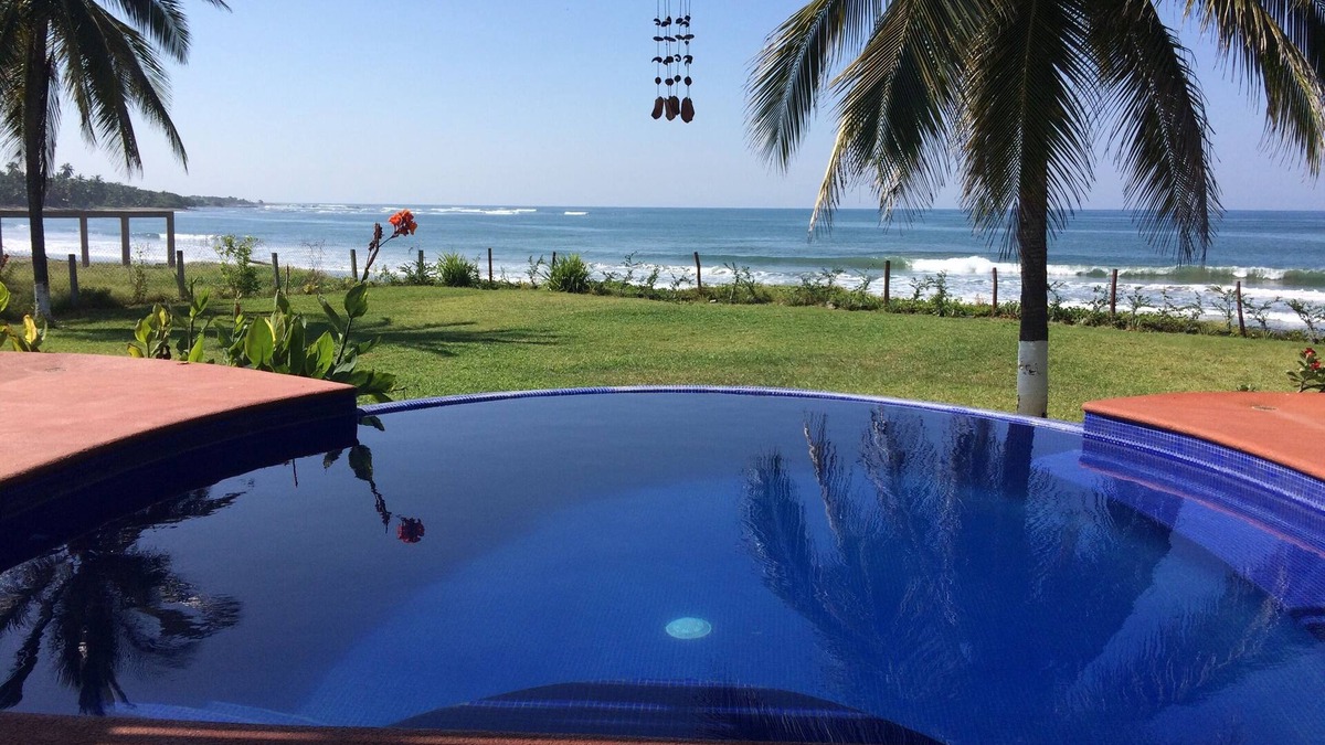 Saladita House | Casa Vista Mar @ Playa La Saladita, Oceanfront, Infinity Pool, World-Class Surf