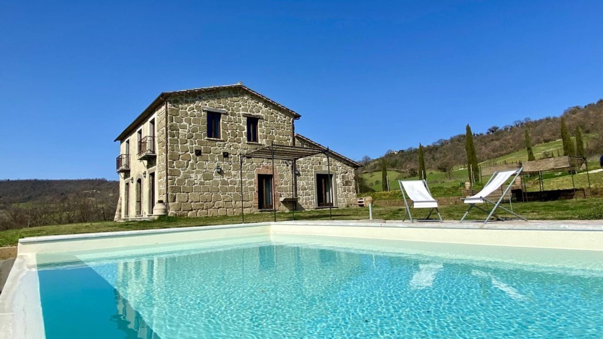 Castiglione in Teverina Villa | Casale Pietra, surrounded by greenery