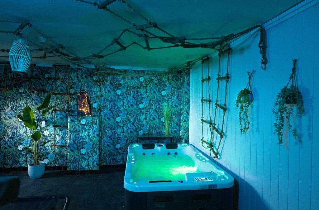 Buzet House | Casawellness améthyste ou jaspe océan avec jacuzzi intérieur