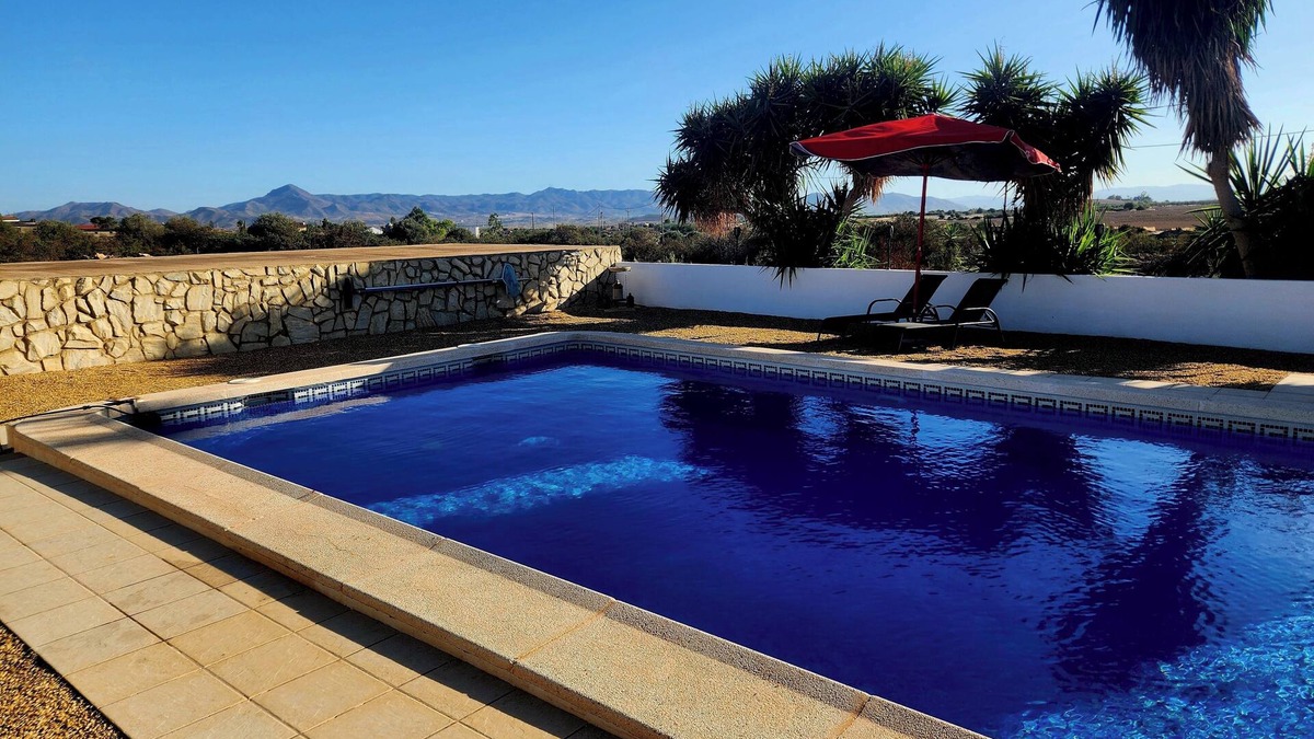 Huercal-Overa Apartment | Casita-Max 2Guests-Pool-Patio-Bbq-Parking