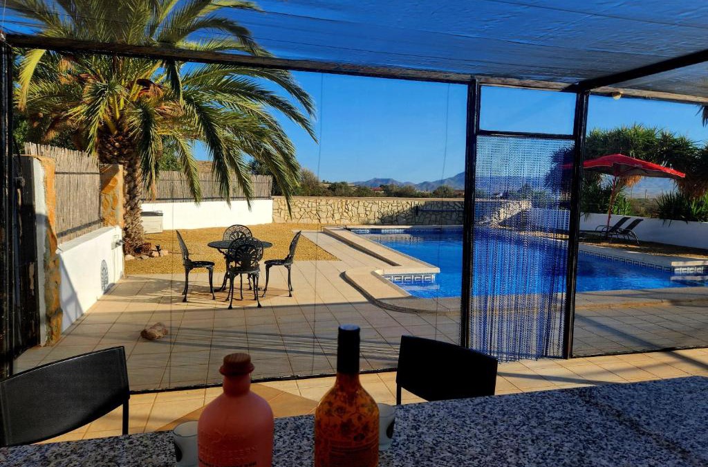 Huercal-Overa Apartment | Casita-Max 5Guests-Pool-Patio-Bbq-Parking