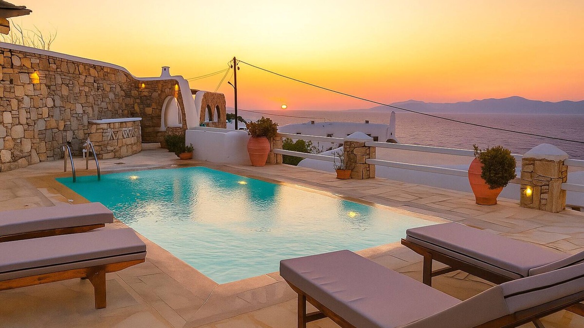 Kanalia Villa | Cavo Apollon Sunset Pool Villa w Deluxe Suite