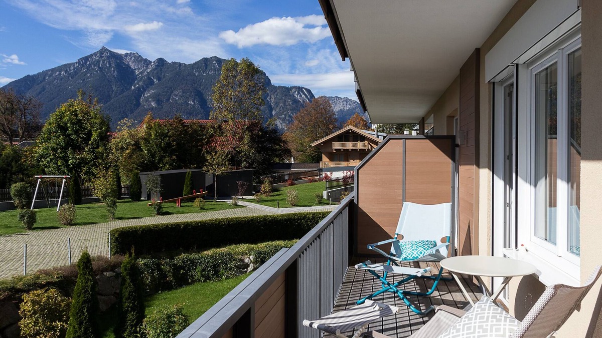 Garmisch-Partenkirchen Apartment | Central, quiet & stylish with 3-peak views!