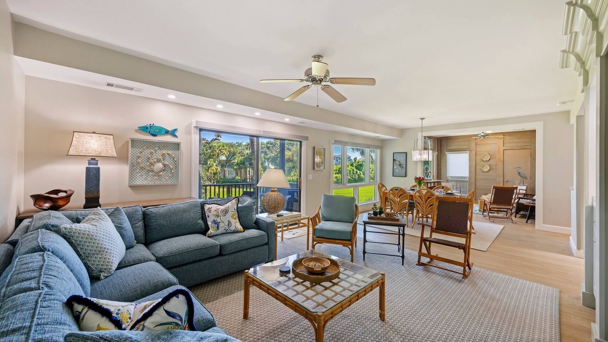 Kiawah Island Condo | Central Kiawah in Turtle Point with Golf Views! w/Elevator Access!