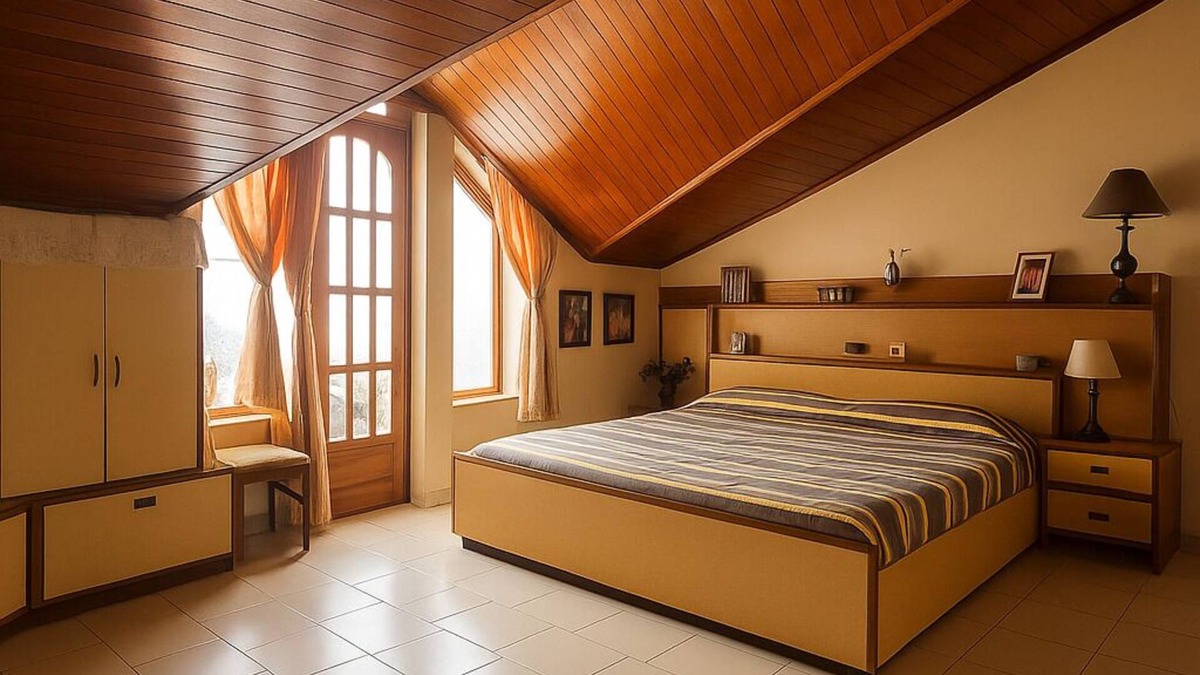 Bemloi Cottage | Central Shimla|7 Mins-Mall| Kitchen| Laundry 1BDR Duplex |Attic Bedroom| Balcony