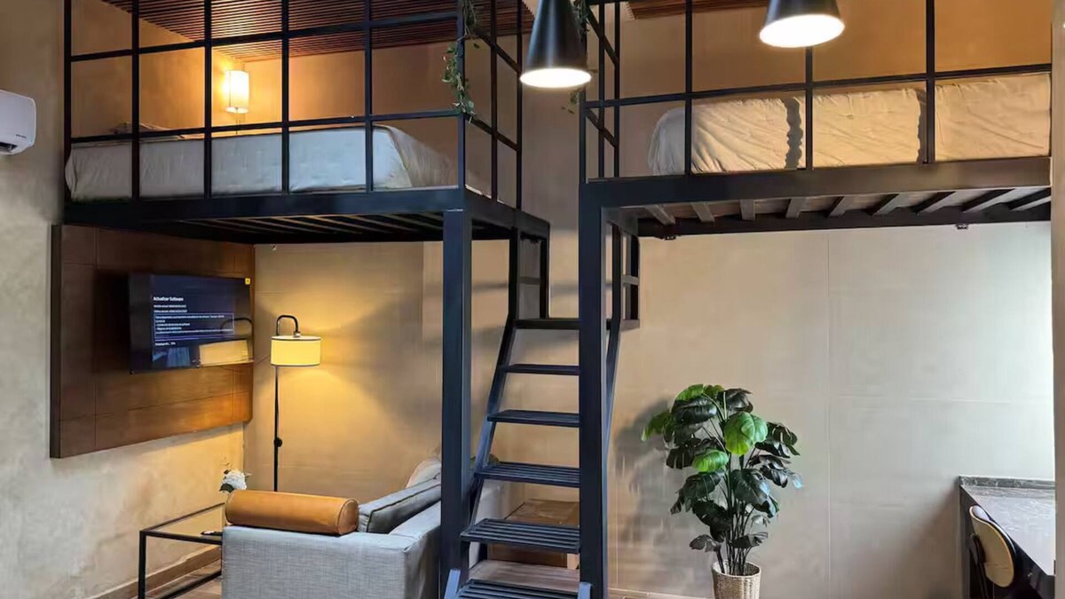 Monterrey Apartment | Centrally located and modern loft with unique charm.