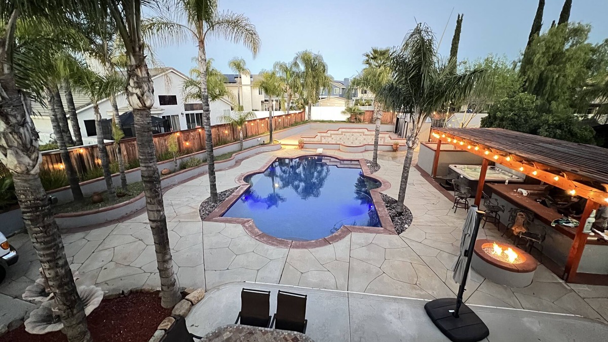 Temecula House | Centrally located beach-house themed resort style home with pool and hot tub