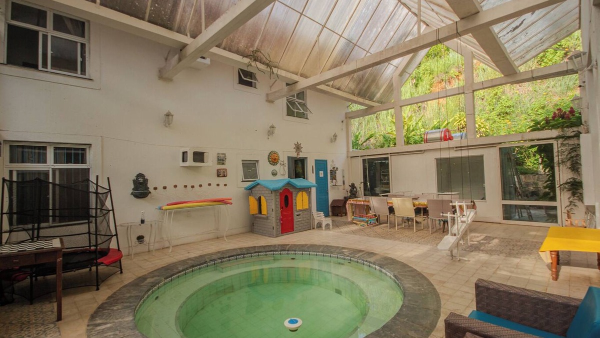 Guaramiranga Ski Chalet | Chácara completa c/Wifi, piscina, sauna, churrasq