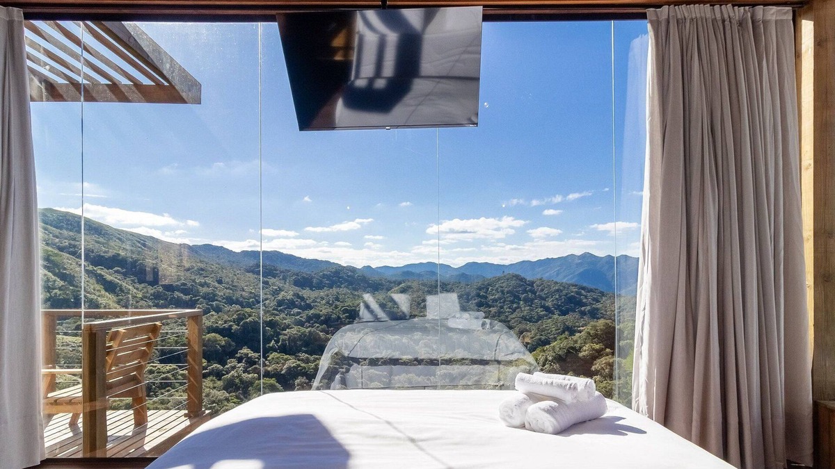 Anitapolis Apartment | Chalé Jacuzzi e Vista na Serra VST028