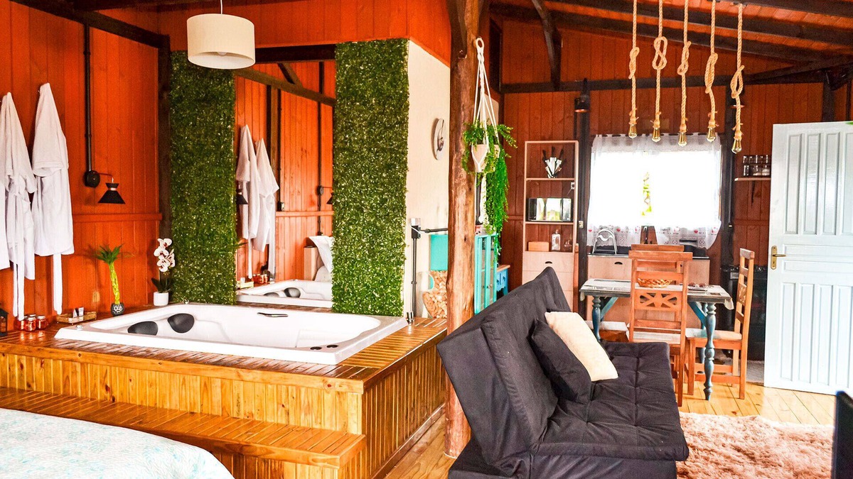 Palhoca Ski Chalet | Chalé romântico em Praia do Mar Aberto, Palhoça/SC