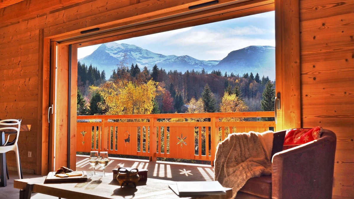 Araches-la-Frasse Ski Chalet | Chalet Arpitan Panoramic view Grand Massif