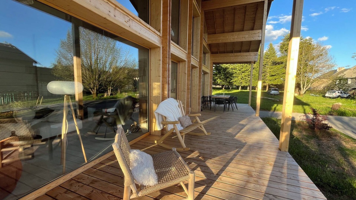 Saint-Sauveur-Camprieu Ski Chalet | Chalet bois cœur Cévennes