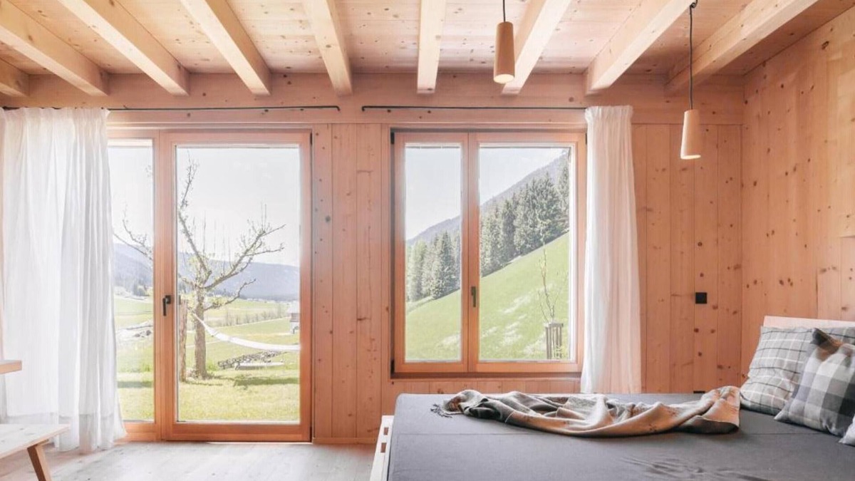 San Martino Apartment | Chalet 'Blasla Olben 2-3P 2' with Mountain View, Shared Terrace and Wi-Fi