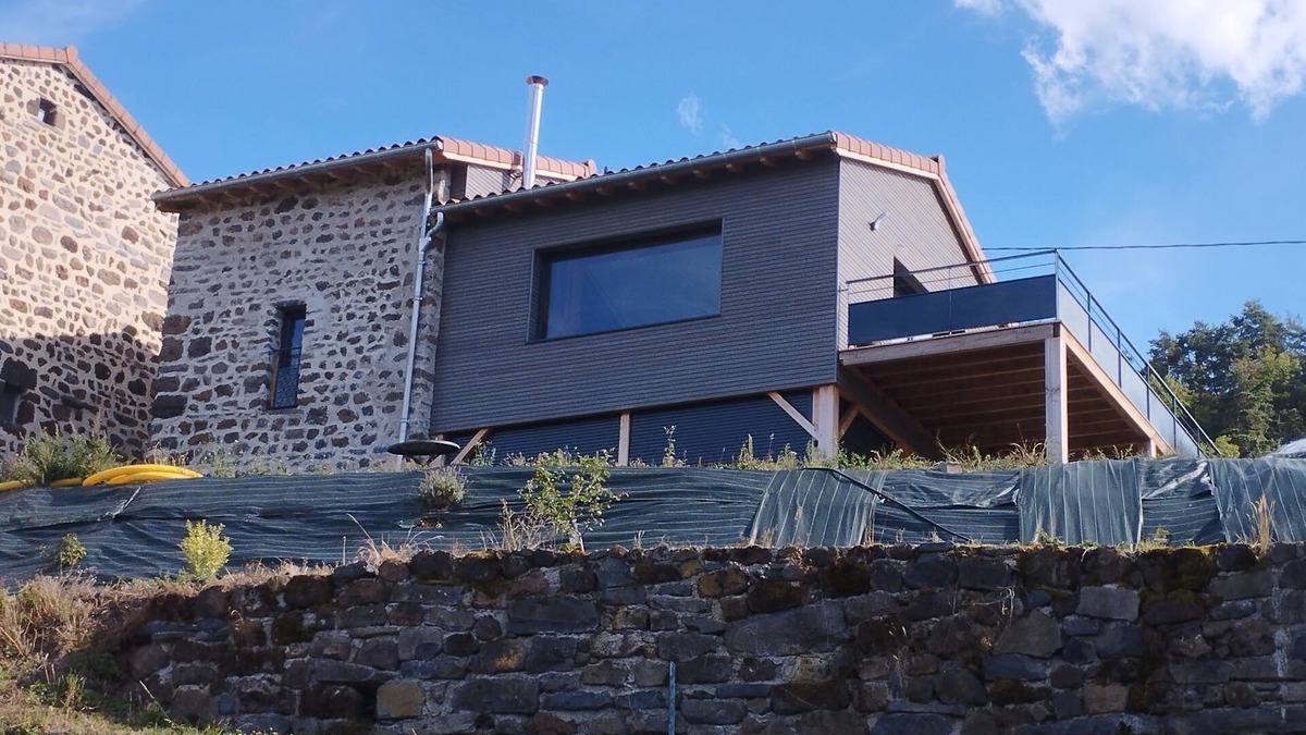 Lantriac House | Chalet D'architecte Avec vue Panoramique