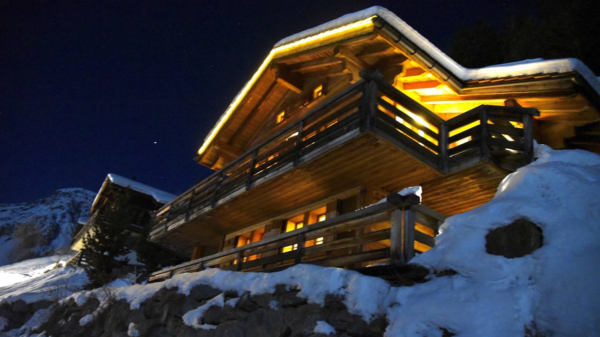 Grimentz Ski Chalet | Chalet Grimentz - Splendid view (Weisshorn - 4506 m) and guaranteed calm