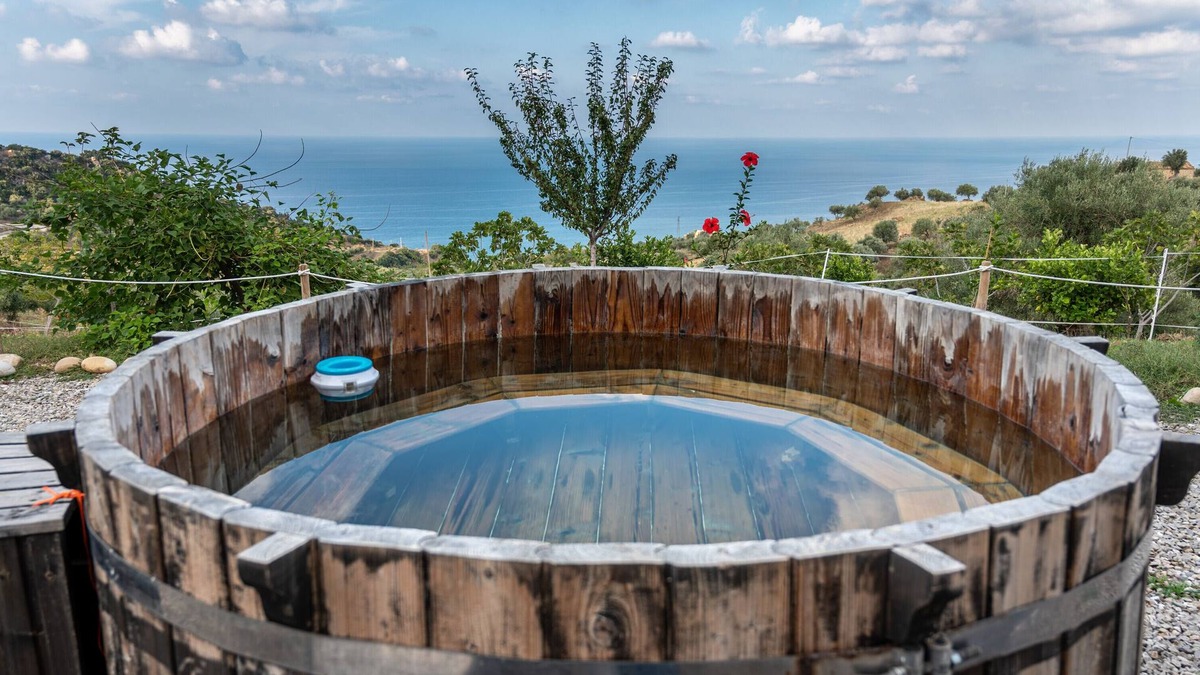 Tusa RV Rental | Chalet "Limone" with Private Pool, Private Terrace & Wi-Fi