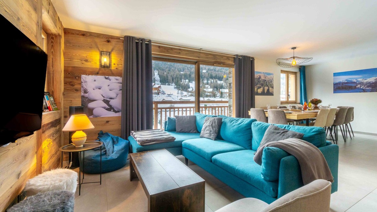 Val Cenis Apartment | 'Chalet Pramaria - Apt L'Arcelle' with Mountain View, Wi-Fi and Air Conditioning