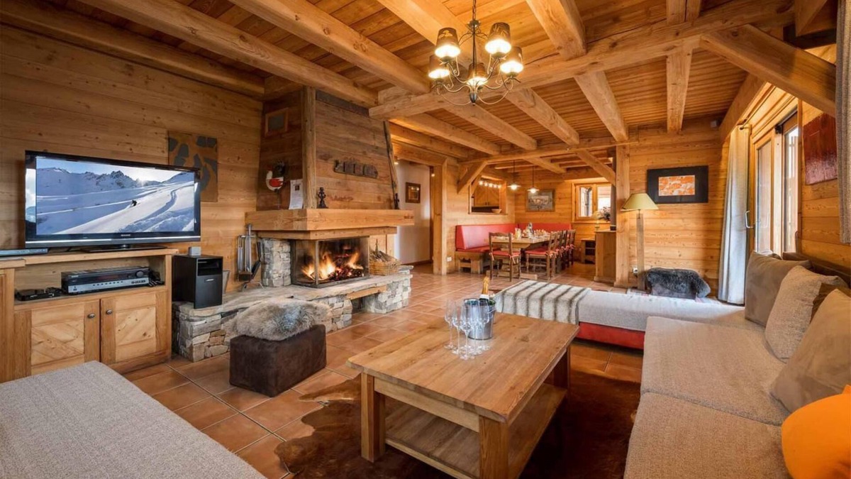 Cognet Ski Chalet | Chalet, ski-in/ski-out & foot of the slopes, view ski slopes, fitness, sauna, balcony