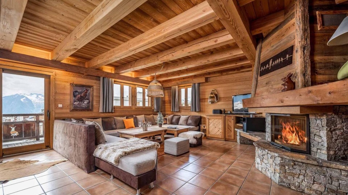 Cognet Ski Chalet | Chalet, ski-in/ski-out & foot of the slopes, fitness, sauna, balcony, fireplace or stove, parking