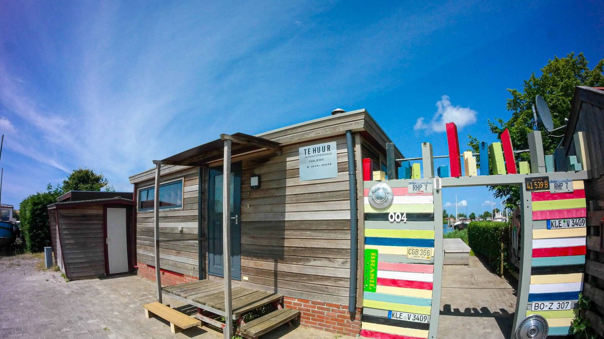 Anjum Ski Chalet | Chalet Valentina with sauna by the Lauwersmeer