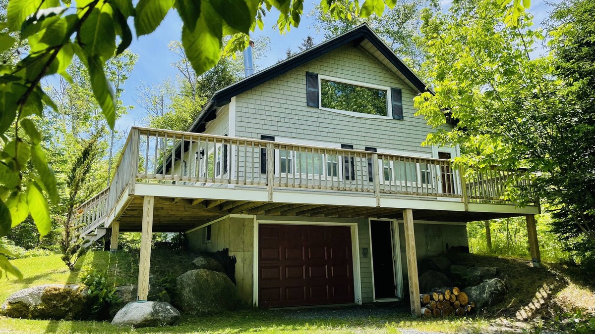 Bar Harbor Ski Chalet | Chalet with a Private Beach in Acadia National Park