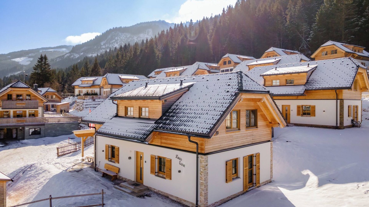 Donnersbachwald Ski Chalet | Chalet with covered terrace, sauna and spa bath