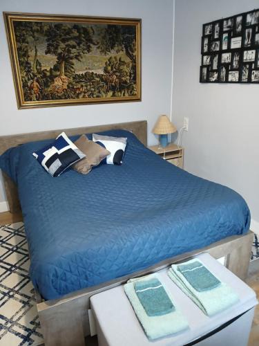 Gorron House | Chambre "Oasis Bleue" Calme Absolu chez Fred